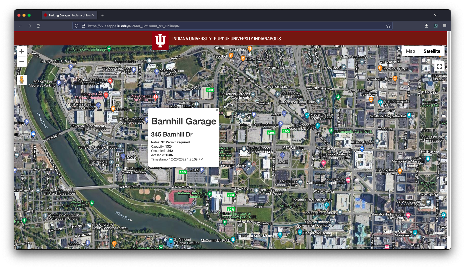 Parking Availability API Newtjam