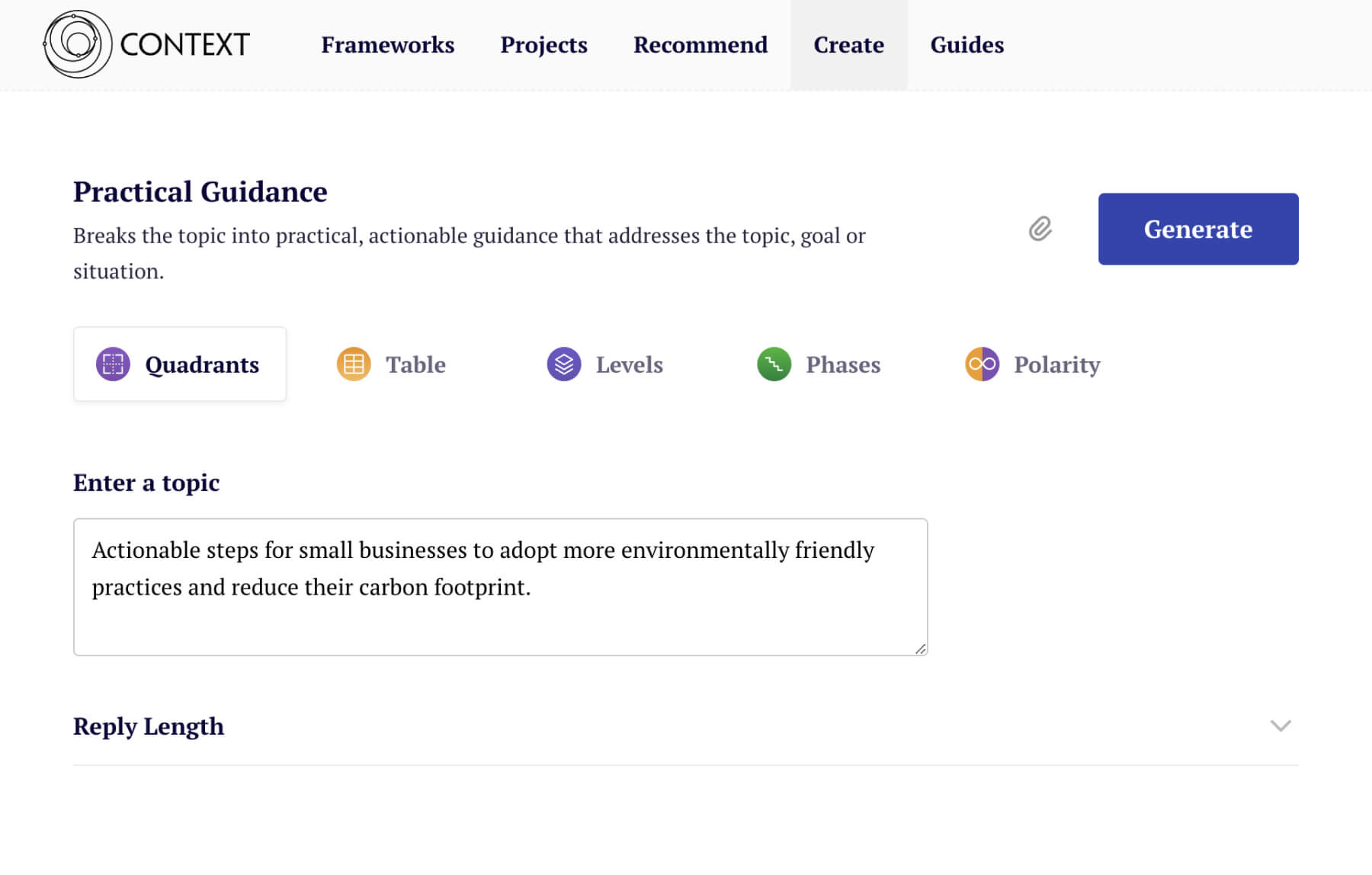 Practical Guidance Creation Process