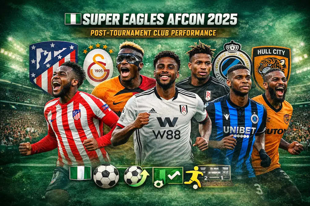 Super Eagles Player Stats 2026: Post-AFCON Club Performance