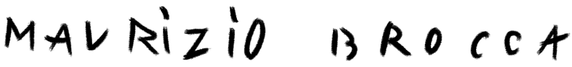 Firma di Maurizio Brocca