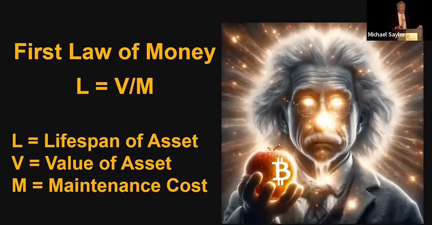 First Law of Money