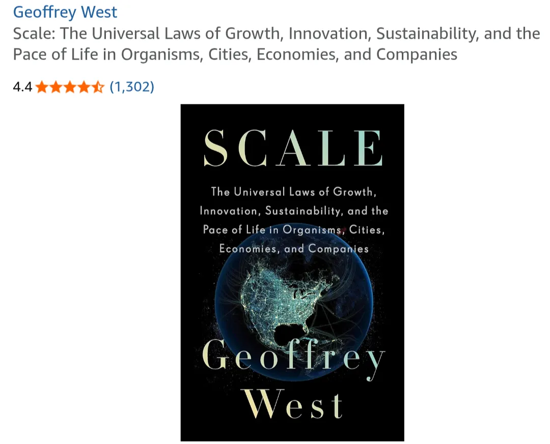 Scale Geoffrey West