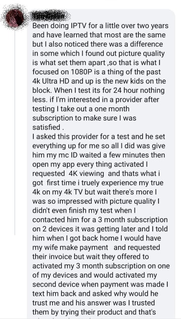 IPTV service review