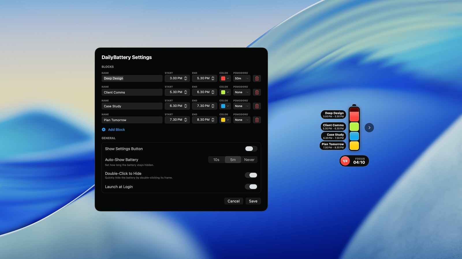 DailyBattery preview