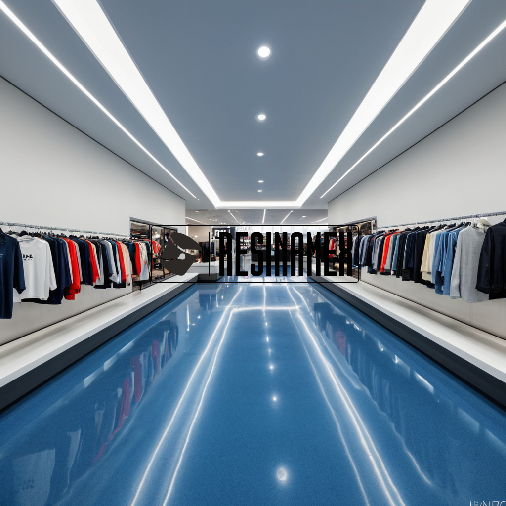 Instalación de Pisos Epóxicos para Tiendas Ropa en León Guanajuato por RESINAMEX