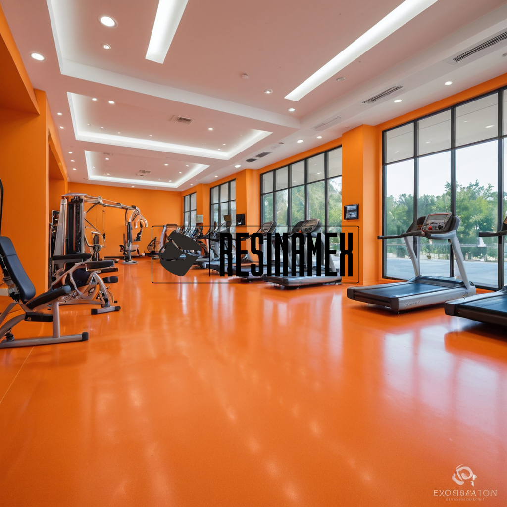 Instalación de Pisos Epóxicos en Centros de Fitness en León Guanajuato por RESINAMEX