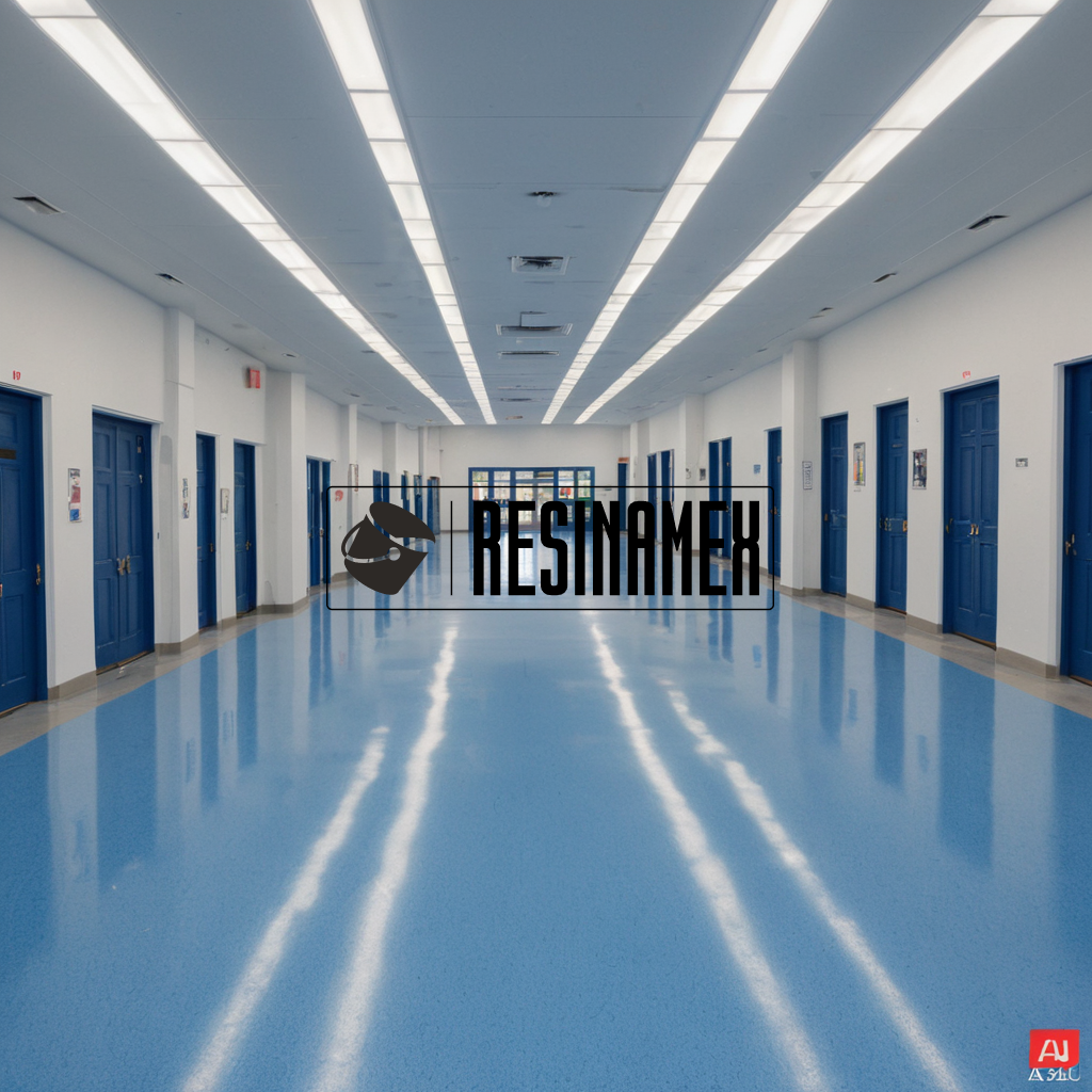 Instalación de Pisos Epóxicos para Escuelas en Santiago de Querétaro por RESINAMEX