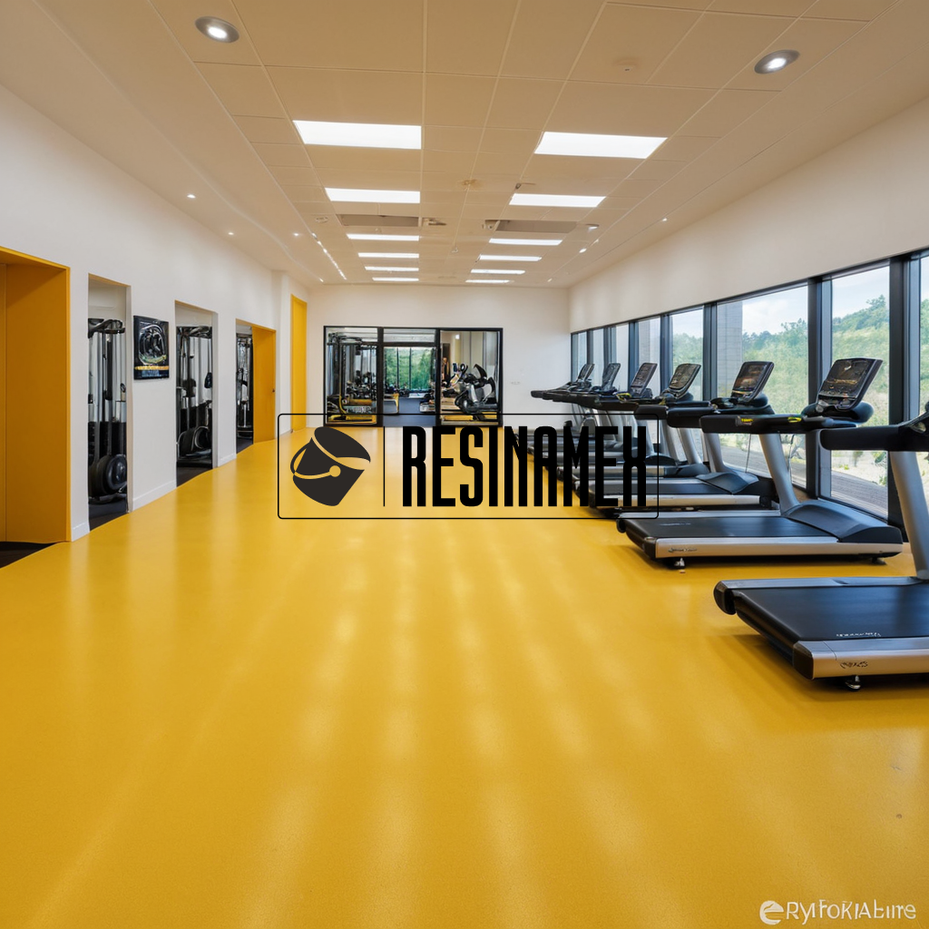 Instalación de Pisos Epoxicos para Gimnasios en León Guanajuato por RESINAMEX