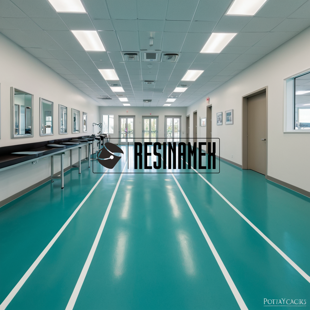 Instalación de Pisos Epóxicos para Clínicas de Medicina del Deporte en León Guanajuato por RESINAMEX