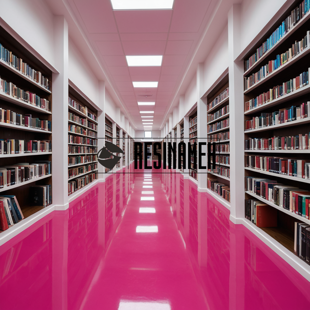 Instalación de Pisos Epóxicos para Bibliotecas en León Guanajuato por RESINAMEX