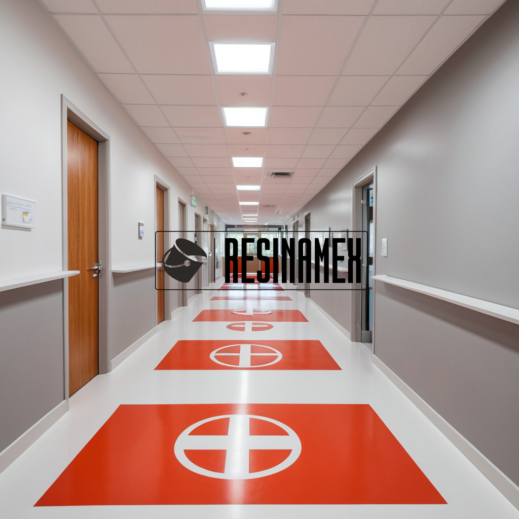 Instalación de Pisos Epoxicos para Clínicas de Medicina del Trabajo en León Guanajuato por RESINAMEX