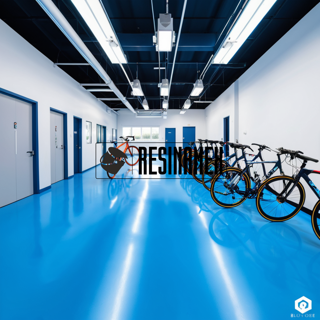 Instalación de Pisos Epóxicos para Talleres de Reparación de Bicicletas en León Guanajuato por RESINAMEX