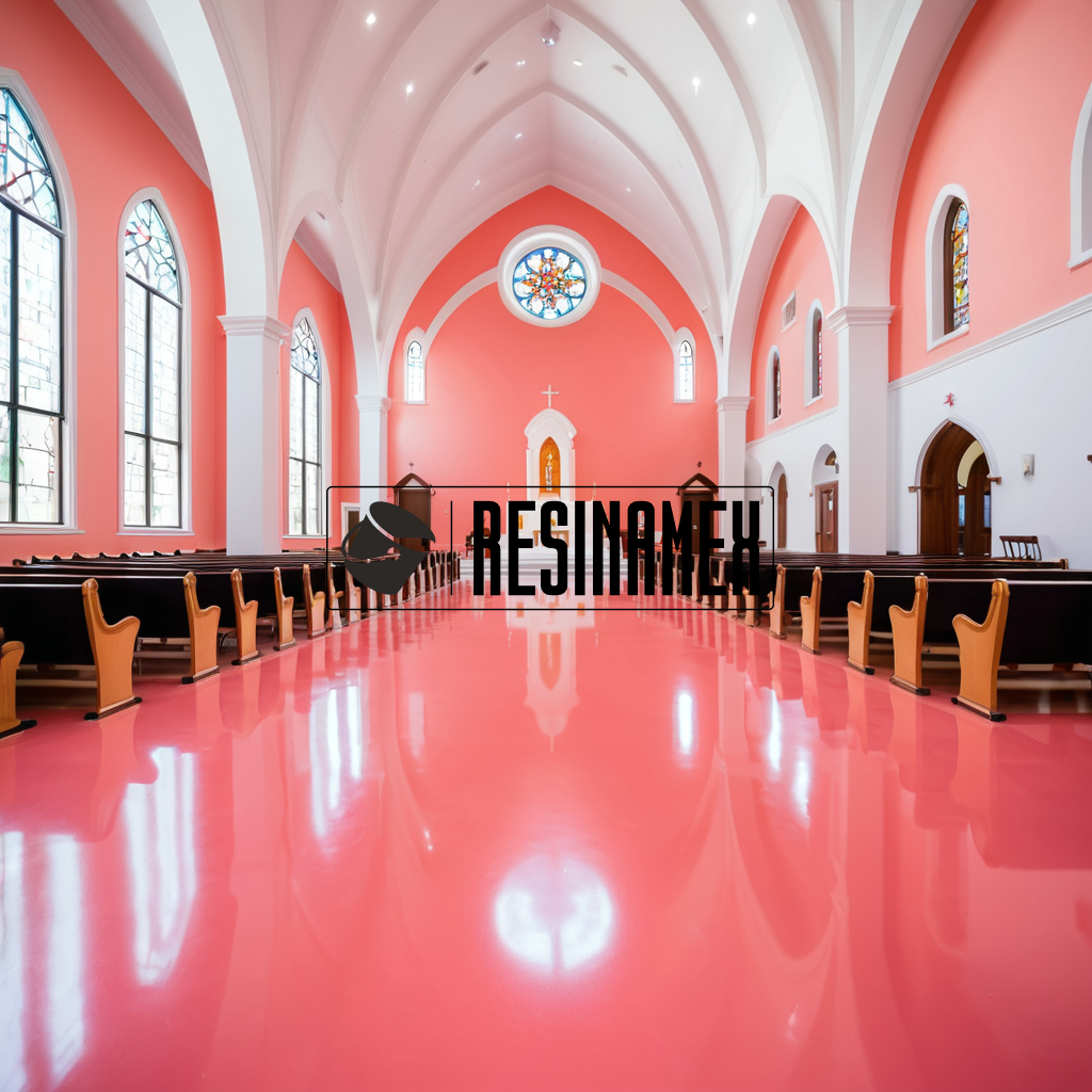 Instalación de Pisos Epóxicos para Instituciones Religiosas en León Guanajuato por RESINAMEX