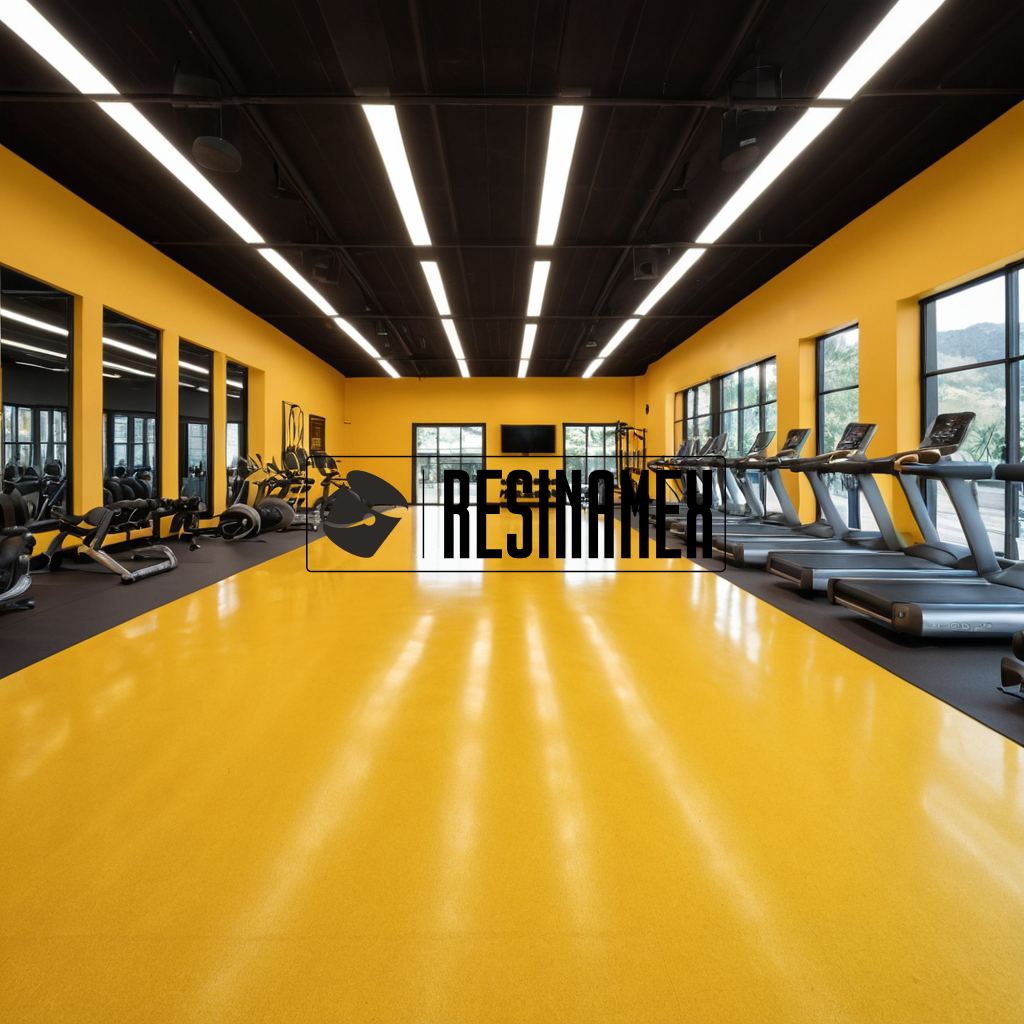 Instalación de Pisos Epoxicos para Gimnasios en León Guanajuato por RESINAMEX