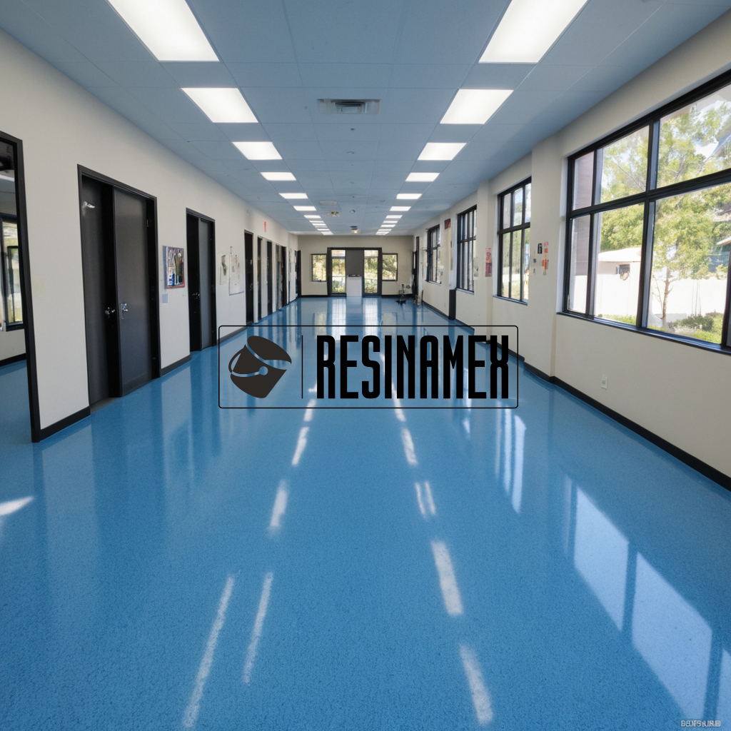 Instalación de Pisos Epóxicos para Escuelas en Santiago de Querétaro por RESINAMEX