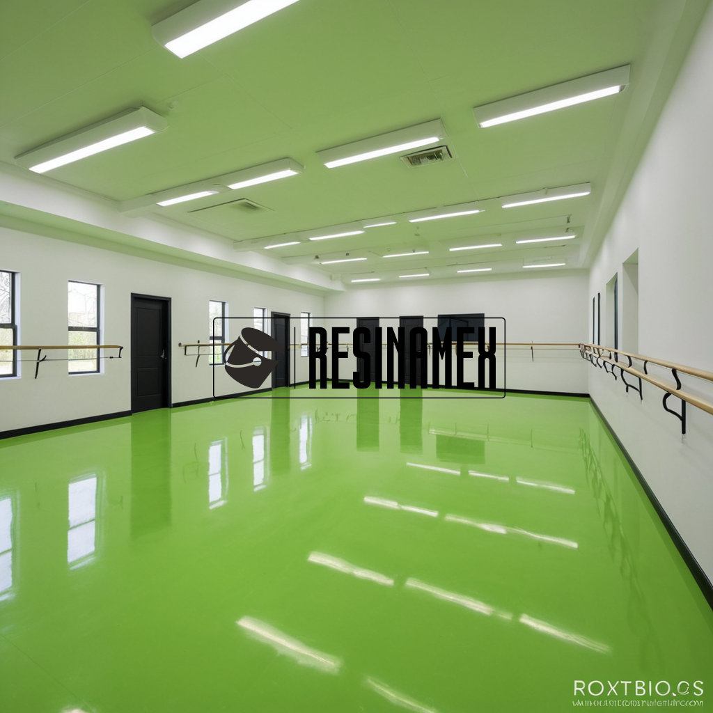 Instalación de Pisos Epoxicos para Escuelas de Danza en León Guanajuato por RESINAMEX