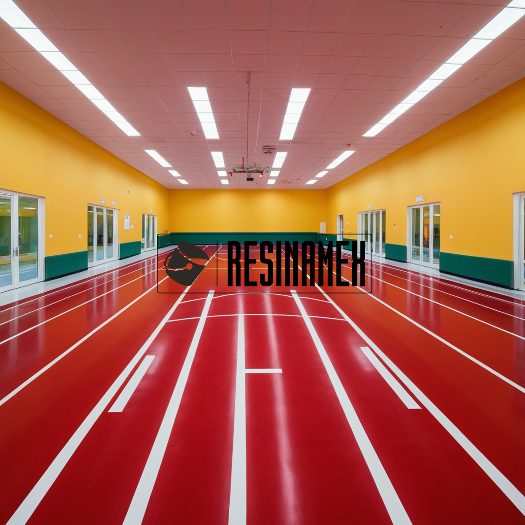 Instalación de Pisos Epóxicos para Centros Deportivos Infantiles en León Guanajuato por RESINAMEX