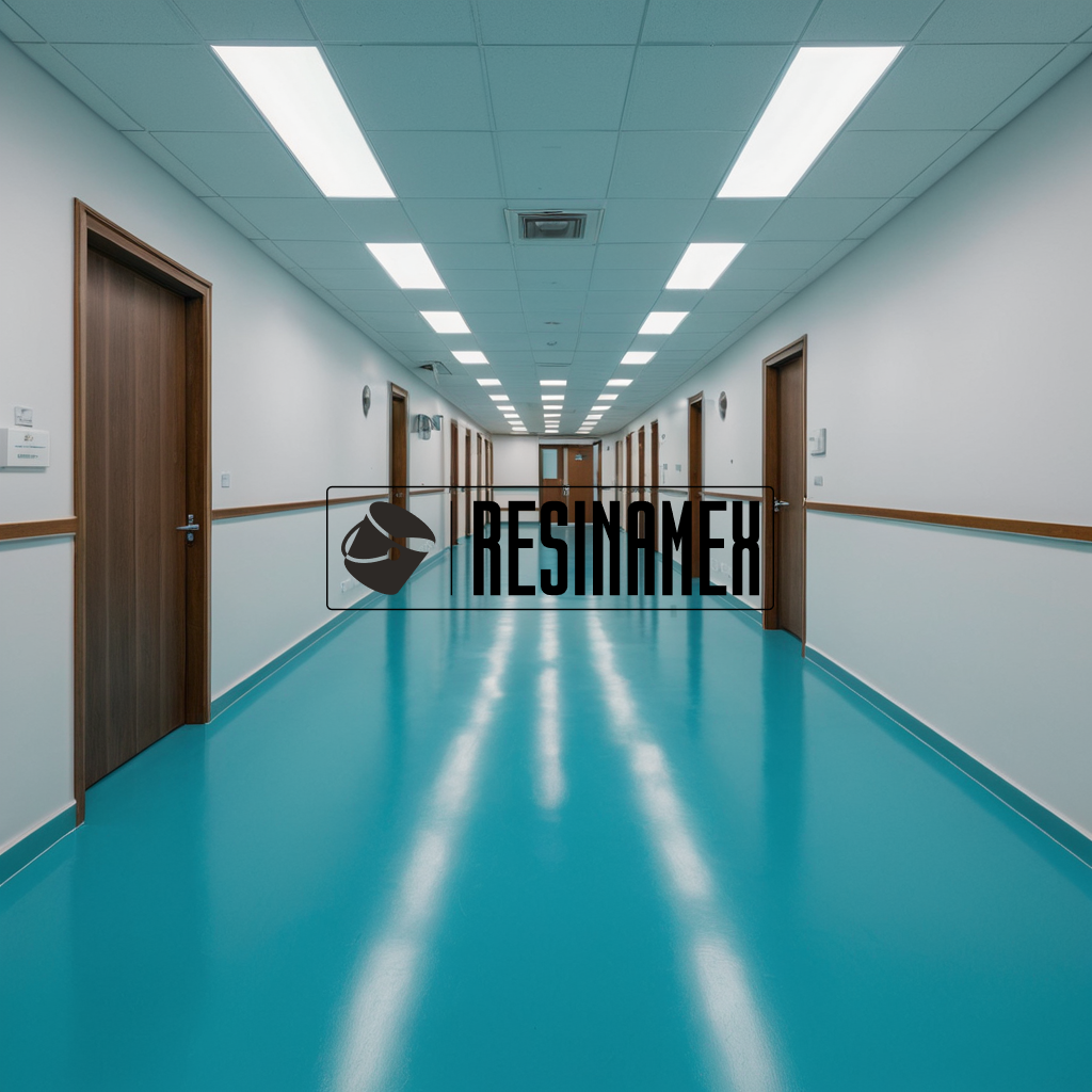 Instalación de Pisos Epóxicos para Clínicas de Neurología en León Guanajuato por RESINAMEX