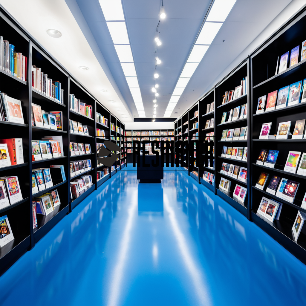 Instalación de Pisos Epóxicos para Centros Comerciales de Libros y Revistas en León Guanajuato por RESINAMEX