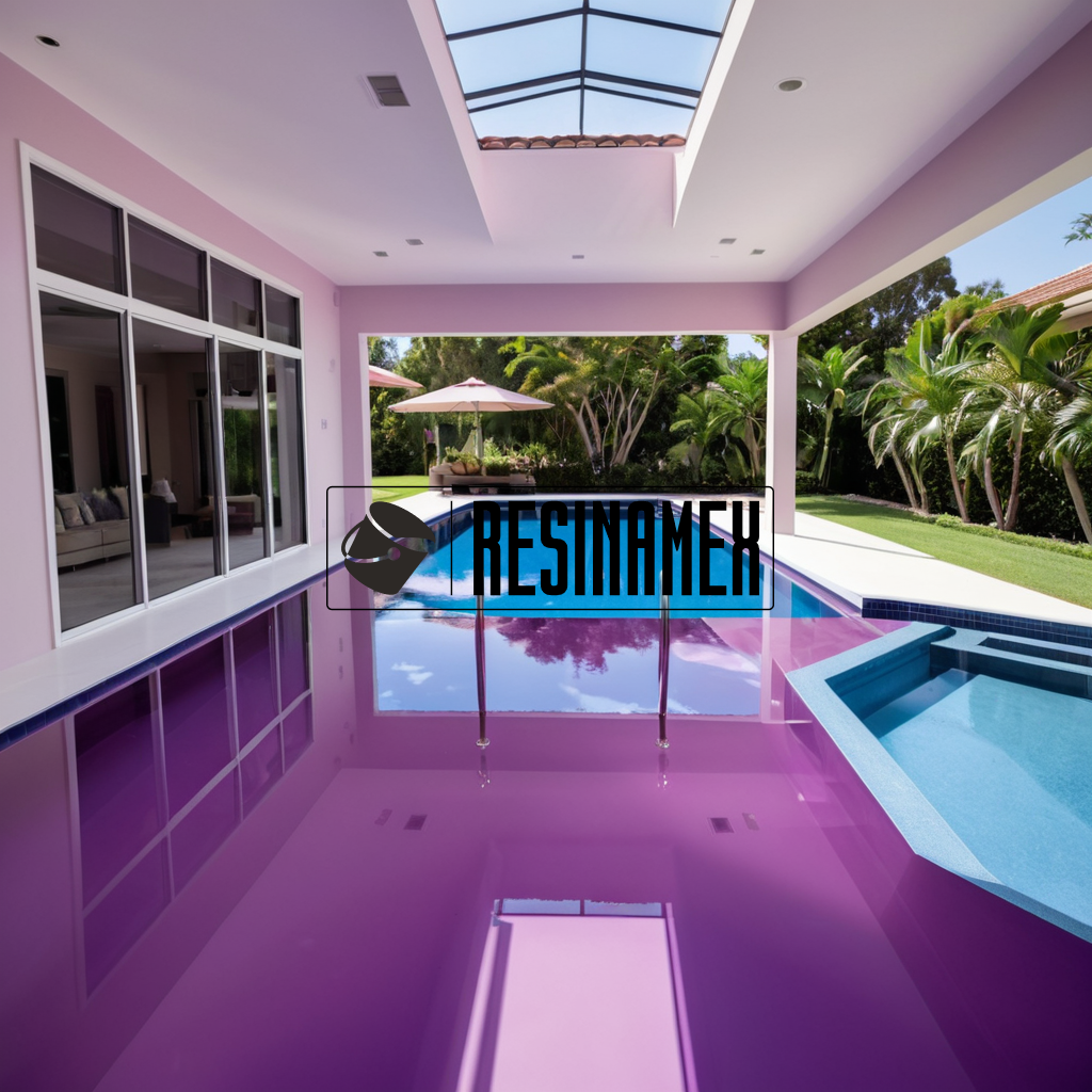 Instalación de Pisos Epóxicos para Piscinas Domésticas en León Guanajuato por RESINAMEX