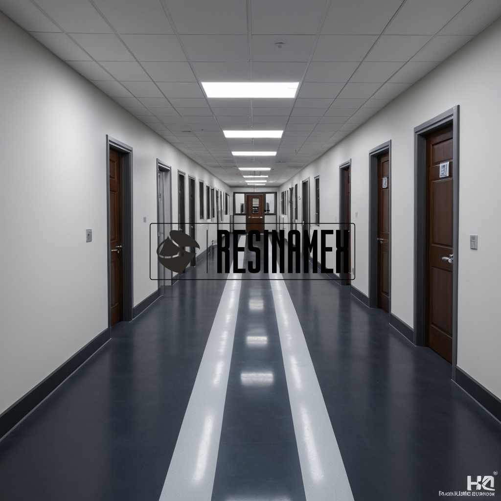 Instalación de Pisos Epoxicos para Hospitales Militares en León Guanajuato por RESINAMEX