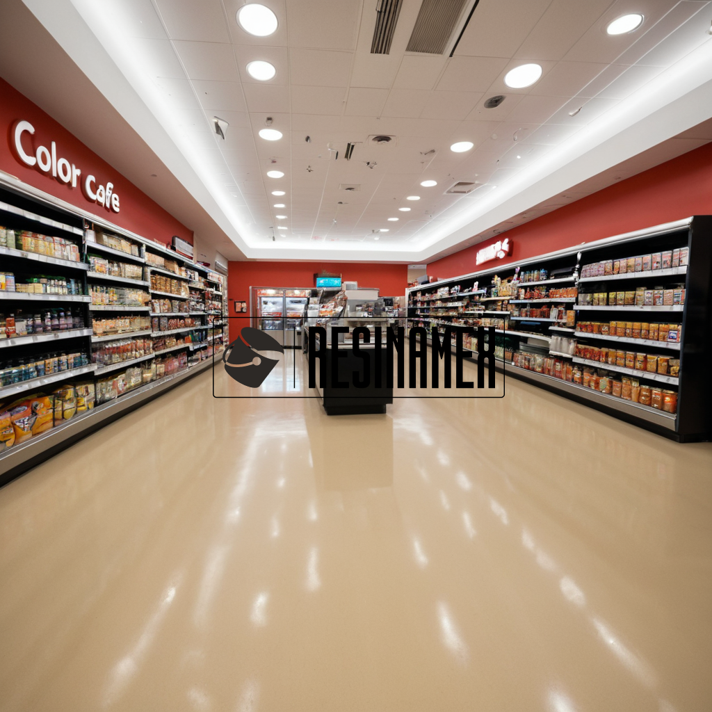 Proyecto de Pisos Epóxicos en Supermercado en León Guanajuato por RESINAMEX