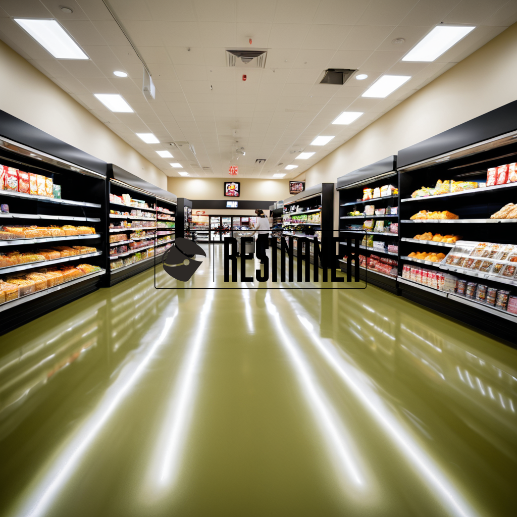 Instalación de Pisos Epóxicos para Centros Comerciales Alimenticios en León Guanajuato por RESINAMEX