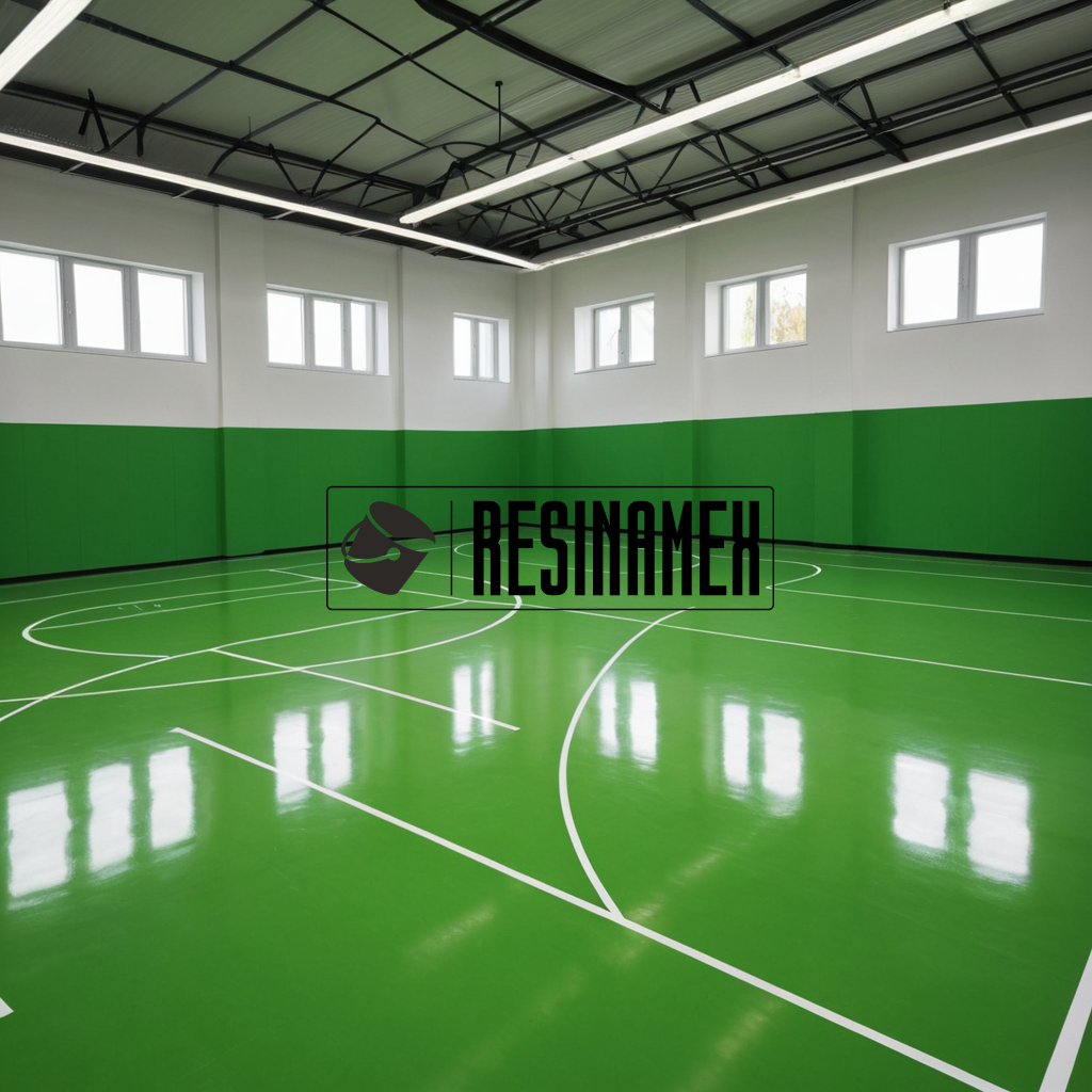 Instalación de Pisos Epóxicos para Clubes de Fútbol en León Guanajuato por RESINAMEX