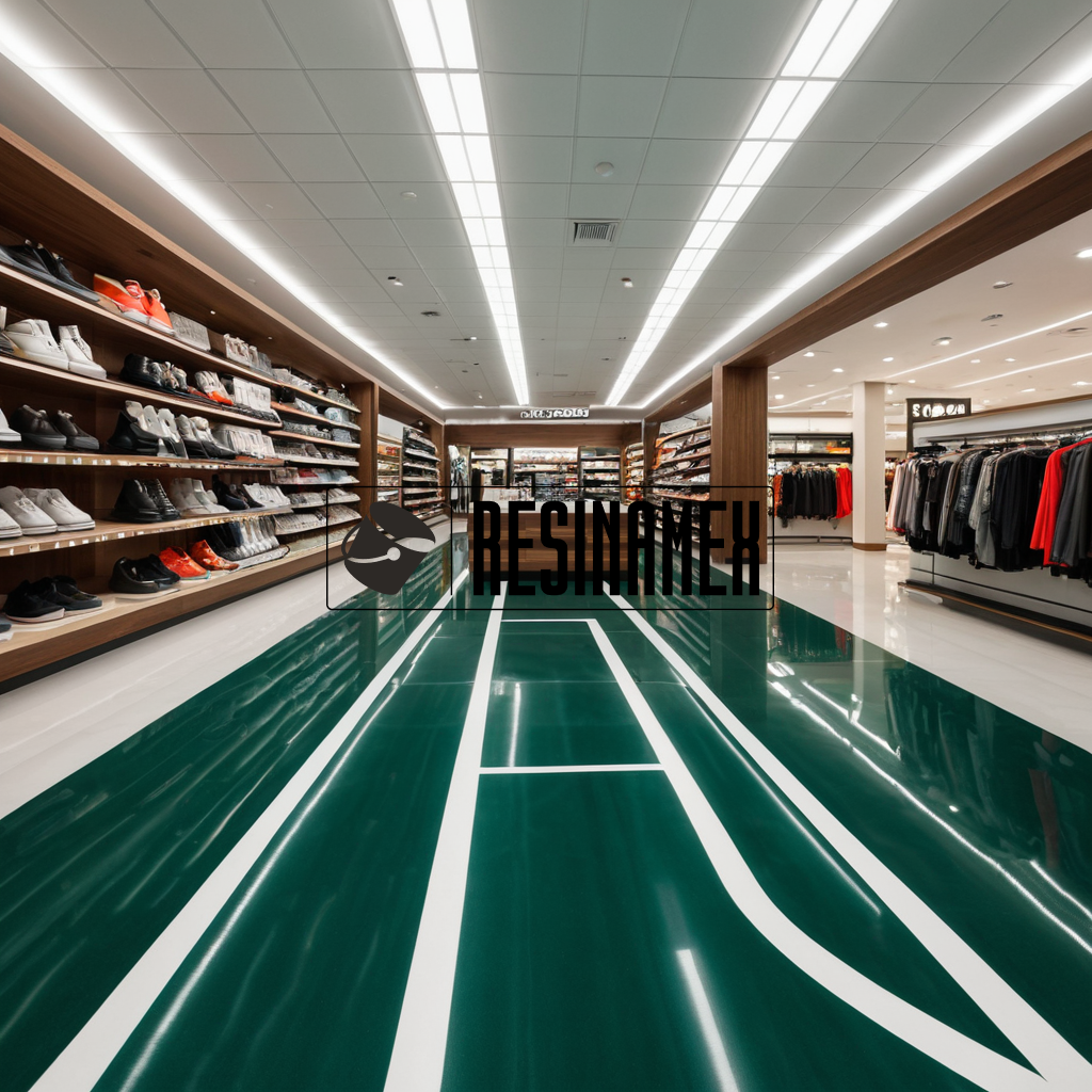 Instalación de Pisos Epóxicos para Tiendas en León Guanajuato por RESINAMEX