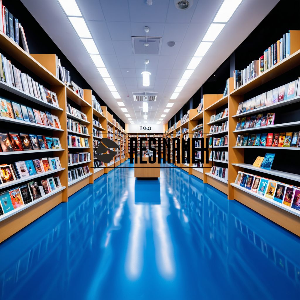 Instalación de Pisos Epóxicos para Centros Comerciales de Libros y Revistas en León Guanajuato por RESINAMEX