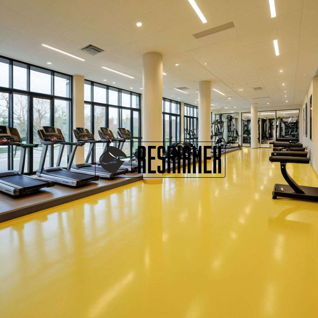 Instalación de Pisos Epoxicos para Centros de Entrenamiento Físico en León Guanajuato por RESINAMEX