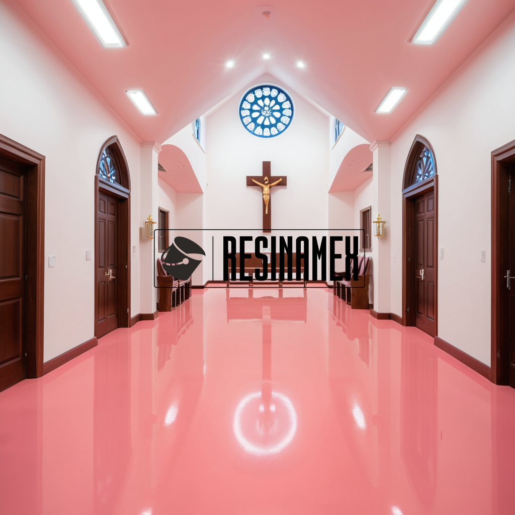 Instalación de Pisos Epóxicos para Instituciones Religiosas en León Guanajuato por RESINAMEX