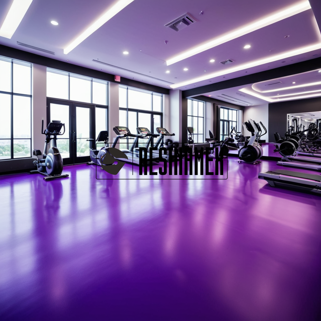 Instalación de Pisos Epóxicos para Zonas de Fitness en León Guanajuato por RESINAMEX