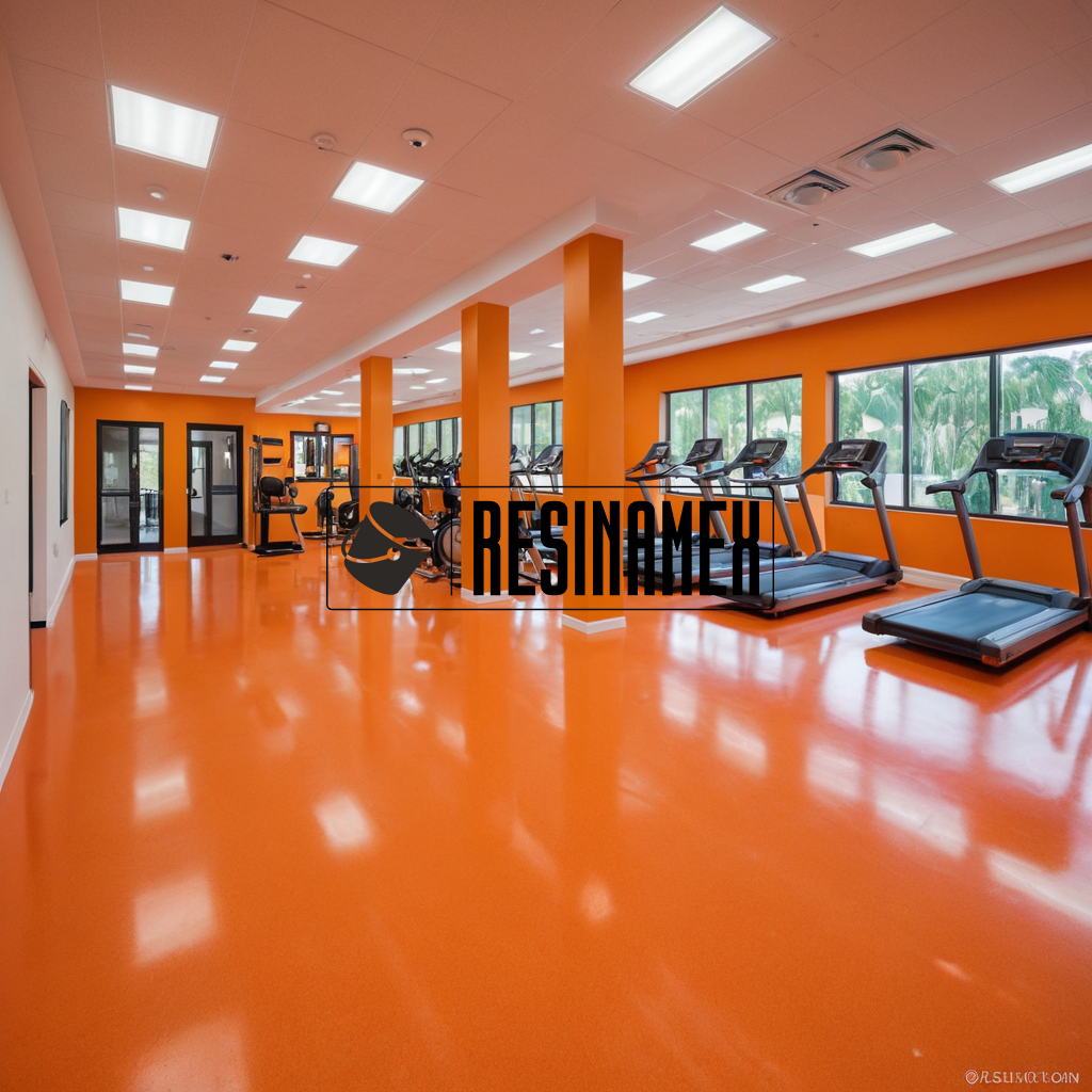 Instalación de Pisos Epóxicos en Centros de Fitness en León Guanajuato por RESINAMEX