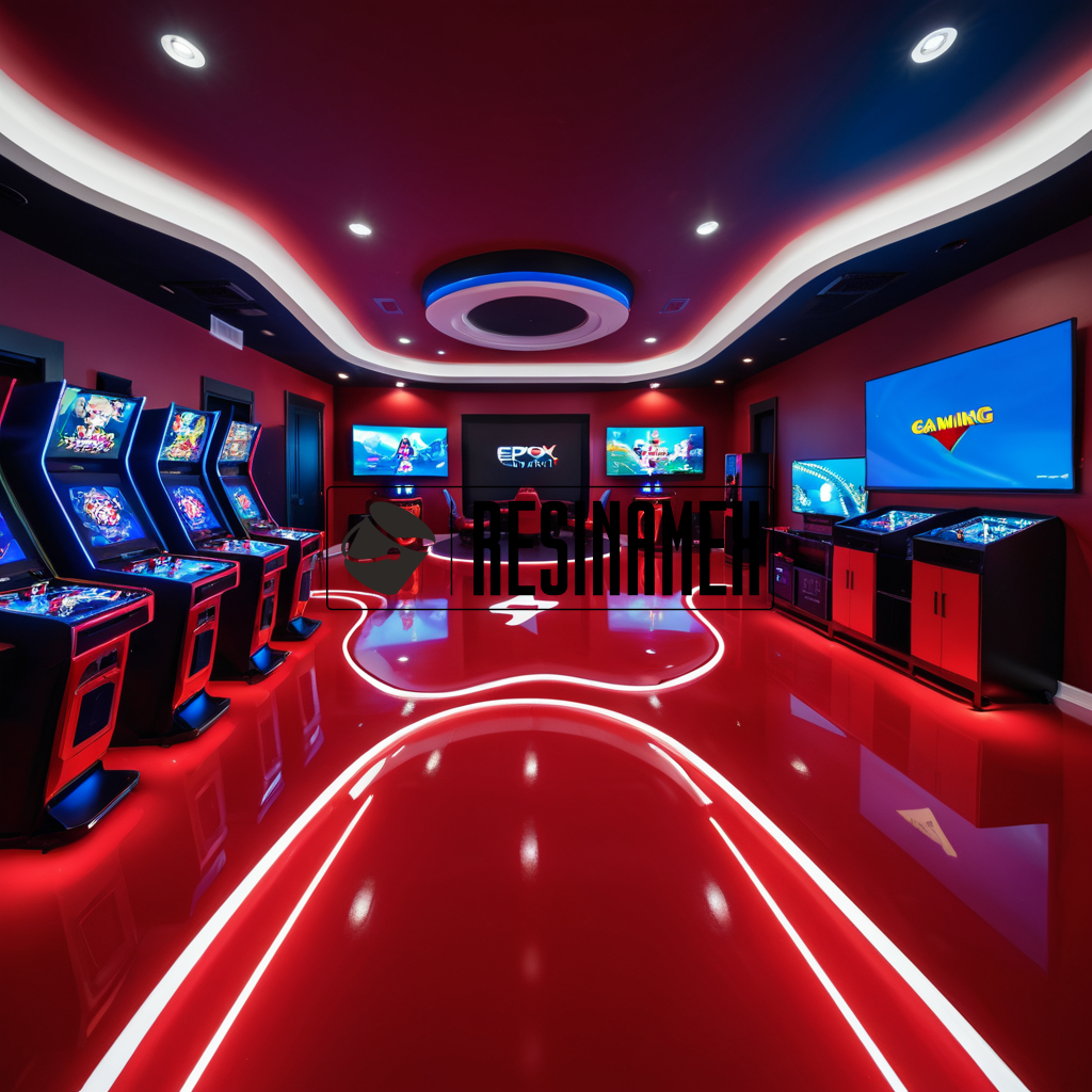 Instalación de Pisos Epóxicos para Centros Comerciales de Juegos y Entretenimiento en León Guanajuato por RESINAMEX