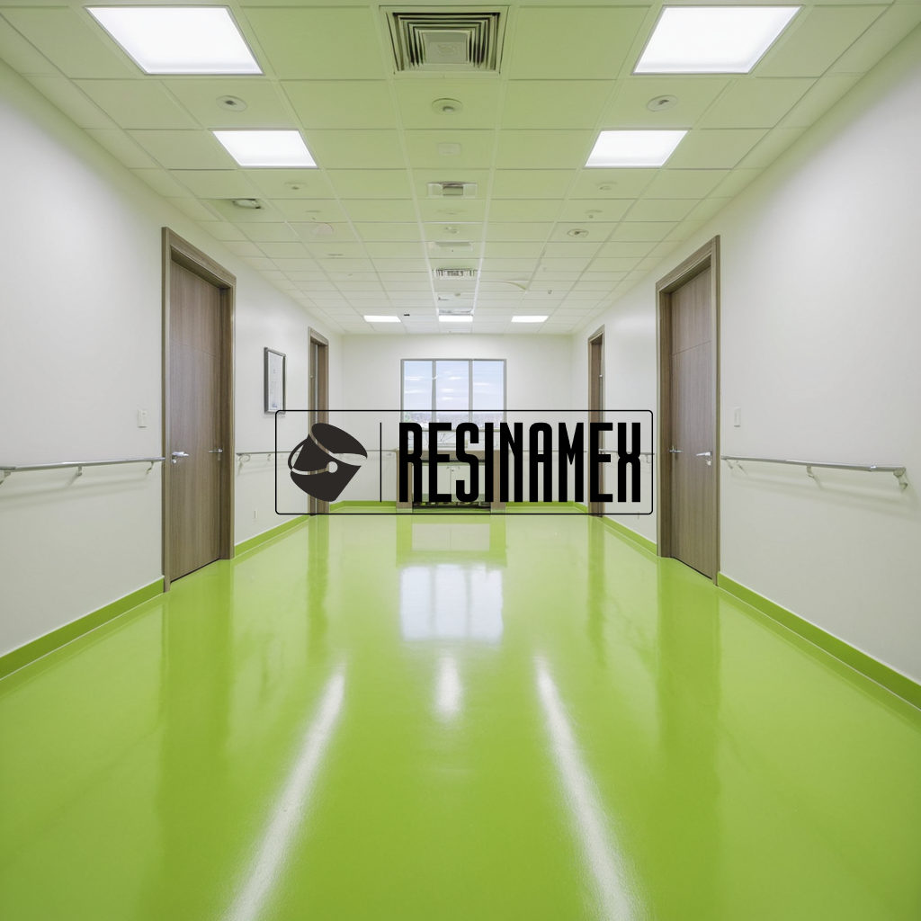 Instalación de Pisos Epóxicos para Clínicas de Urología en León Guanajuato por RESINAMEX