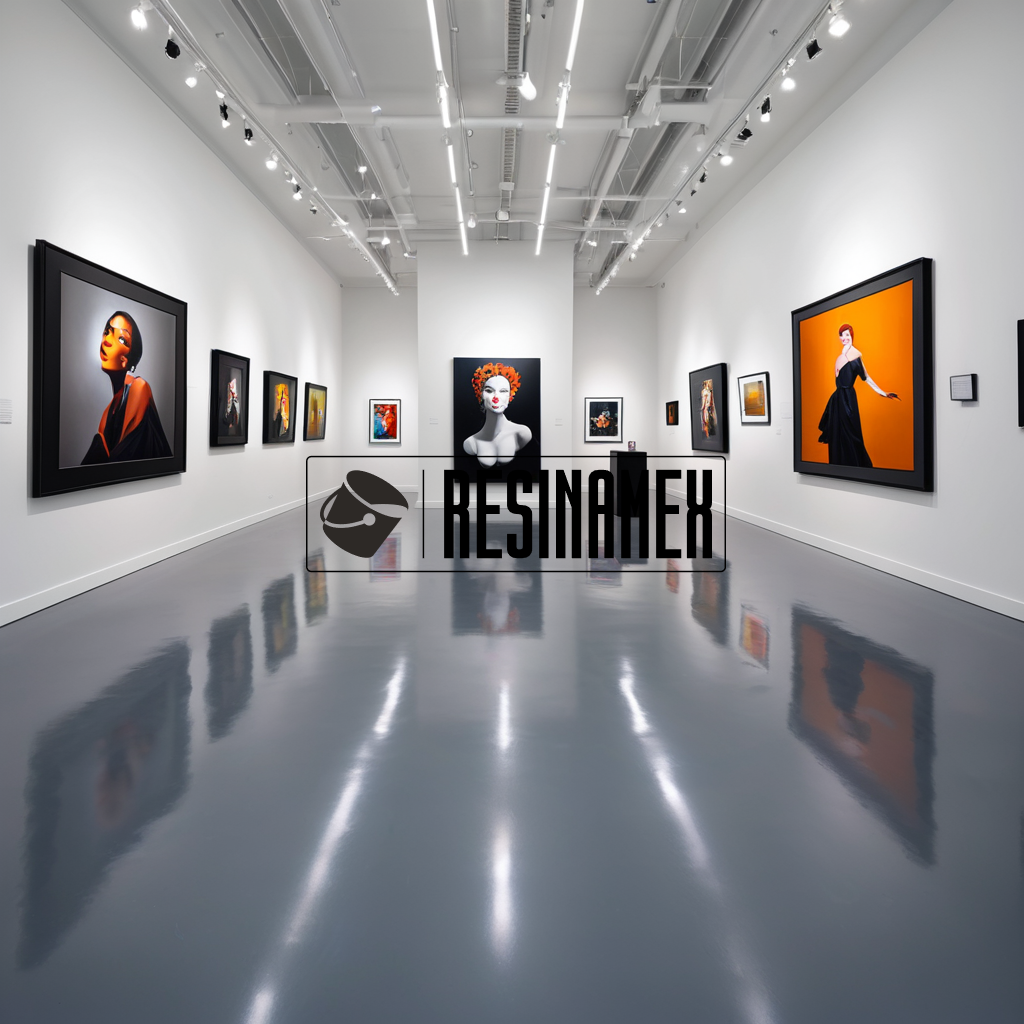 Instalación de Pisos Epoxicos para Galerías Artísticas en León Guanajuato por RESINAMEX