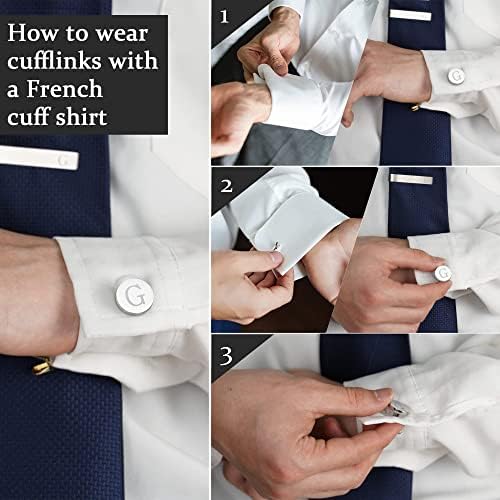 Vue 5 de Pcs Boutons De Manchette