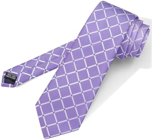 Vue 3 de Cravate Classique Carreaux