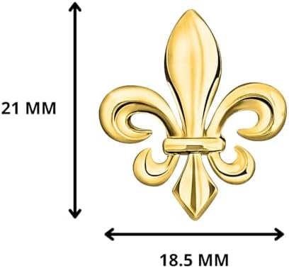 Vue 3 de Bouton De Manchette Fleur