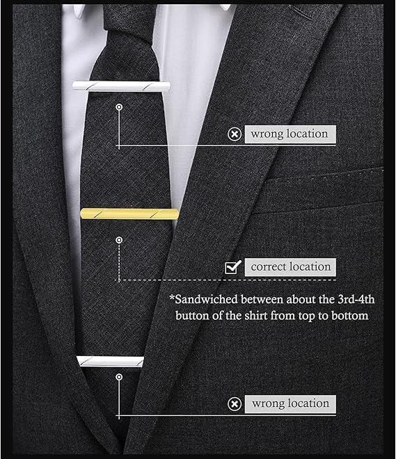 Vue 7 de Pinces Cravate Pour