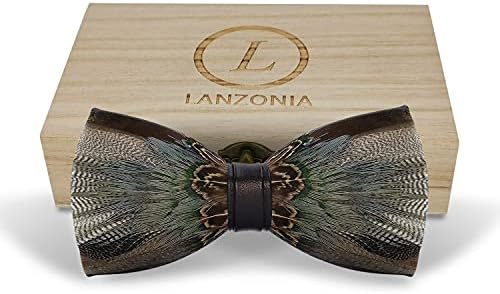 Vue 5 de Paon Plume Noeud Papillon