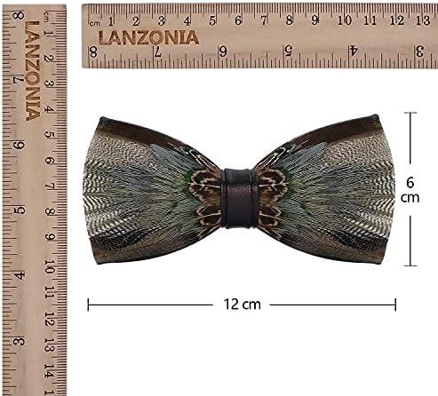 Vue 6 de Paon Plume Noeud Papillon