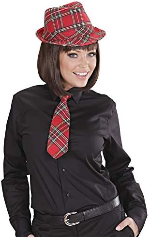 Vue 5 de Widmann Red Tartan Necktie