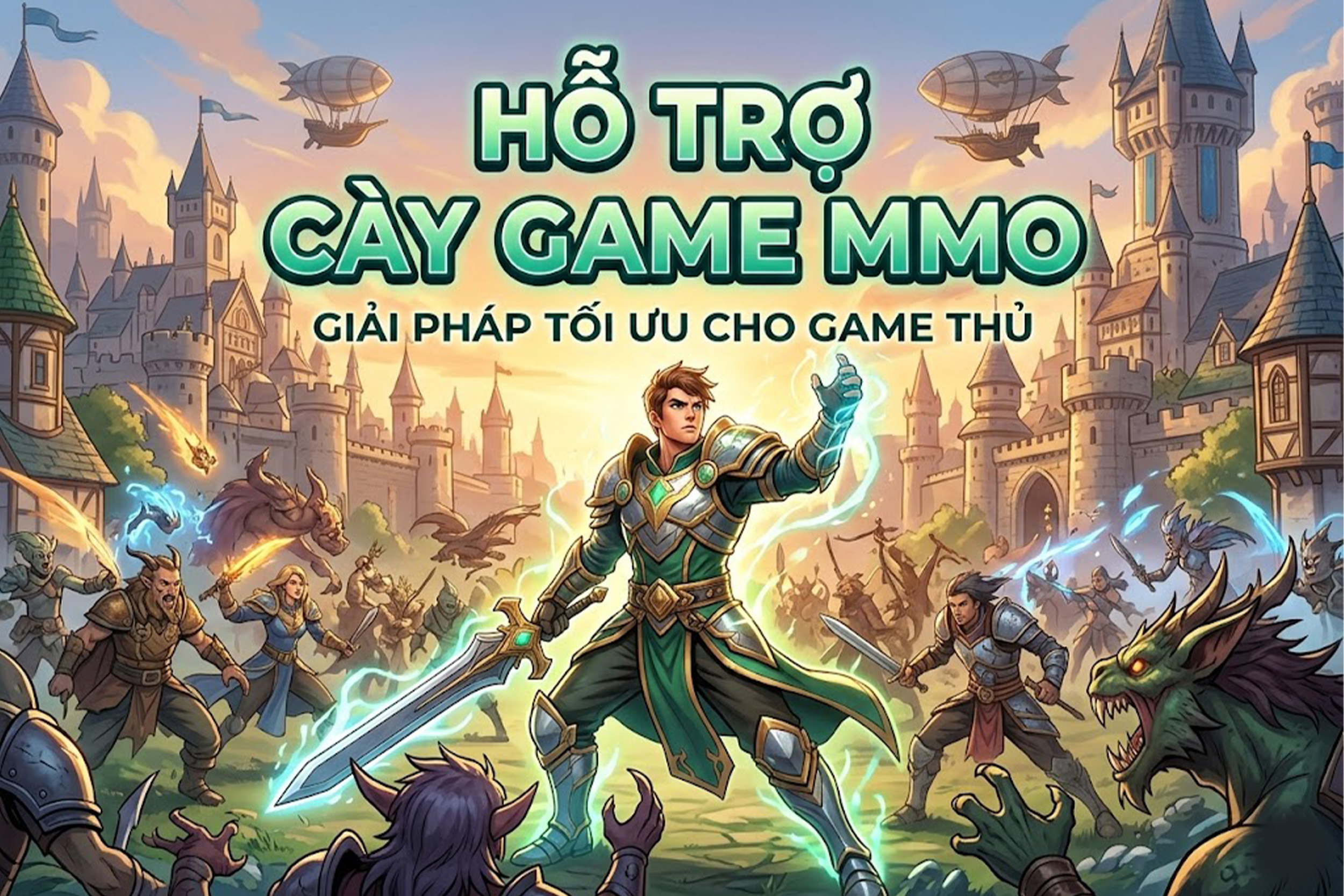 Proxy hỗ trợ c&agrave;y game MMO
