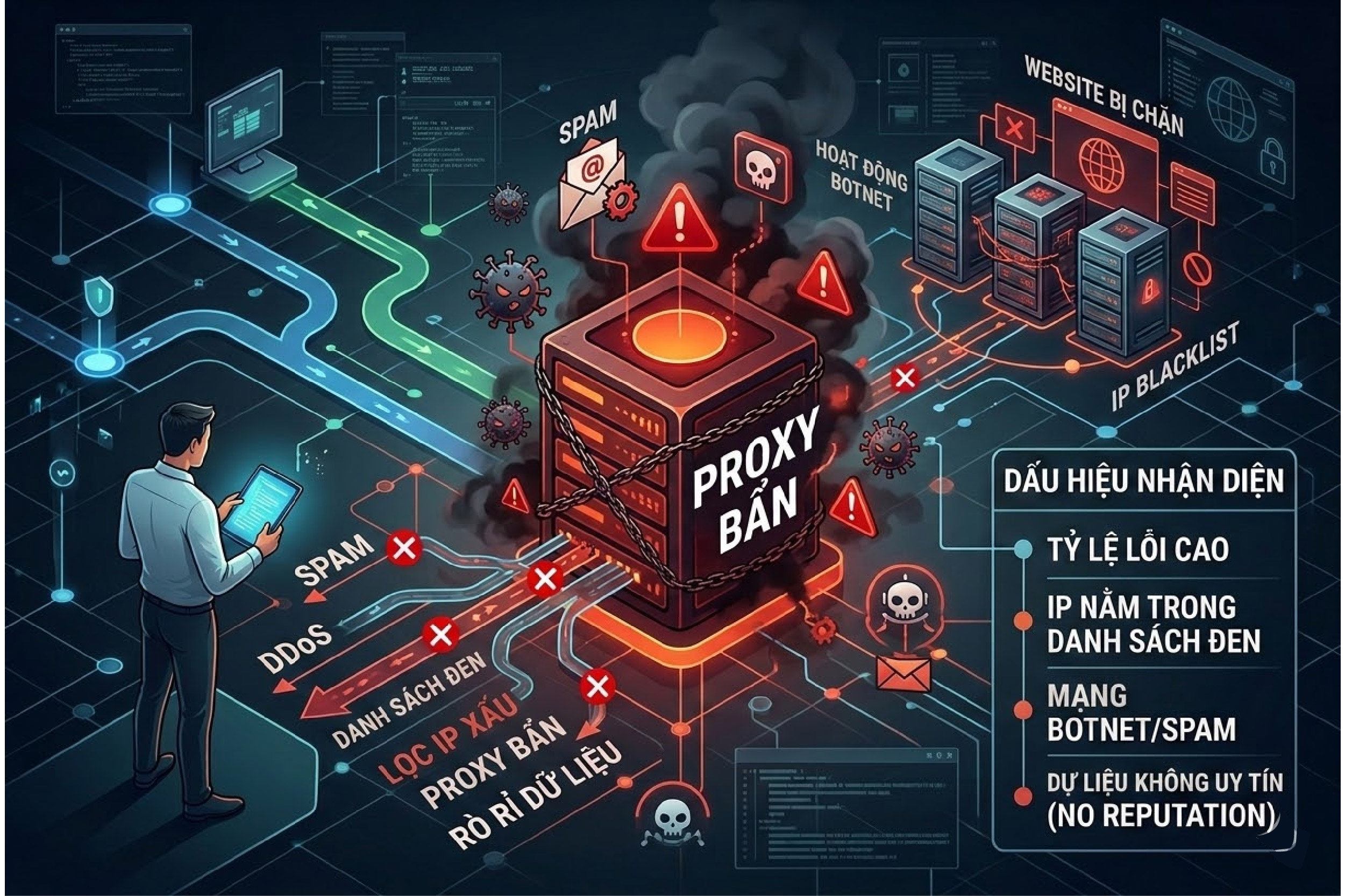Nhận diện Proxy bẩn