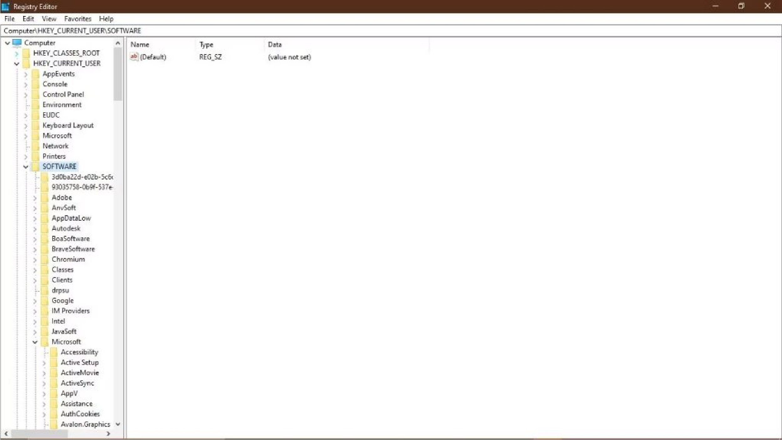 Sao lưu dữ liệu của Registry