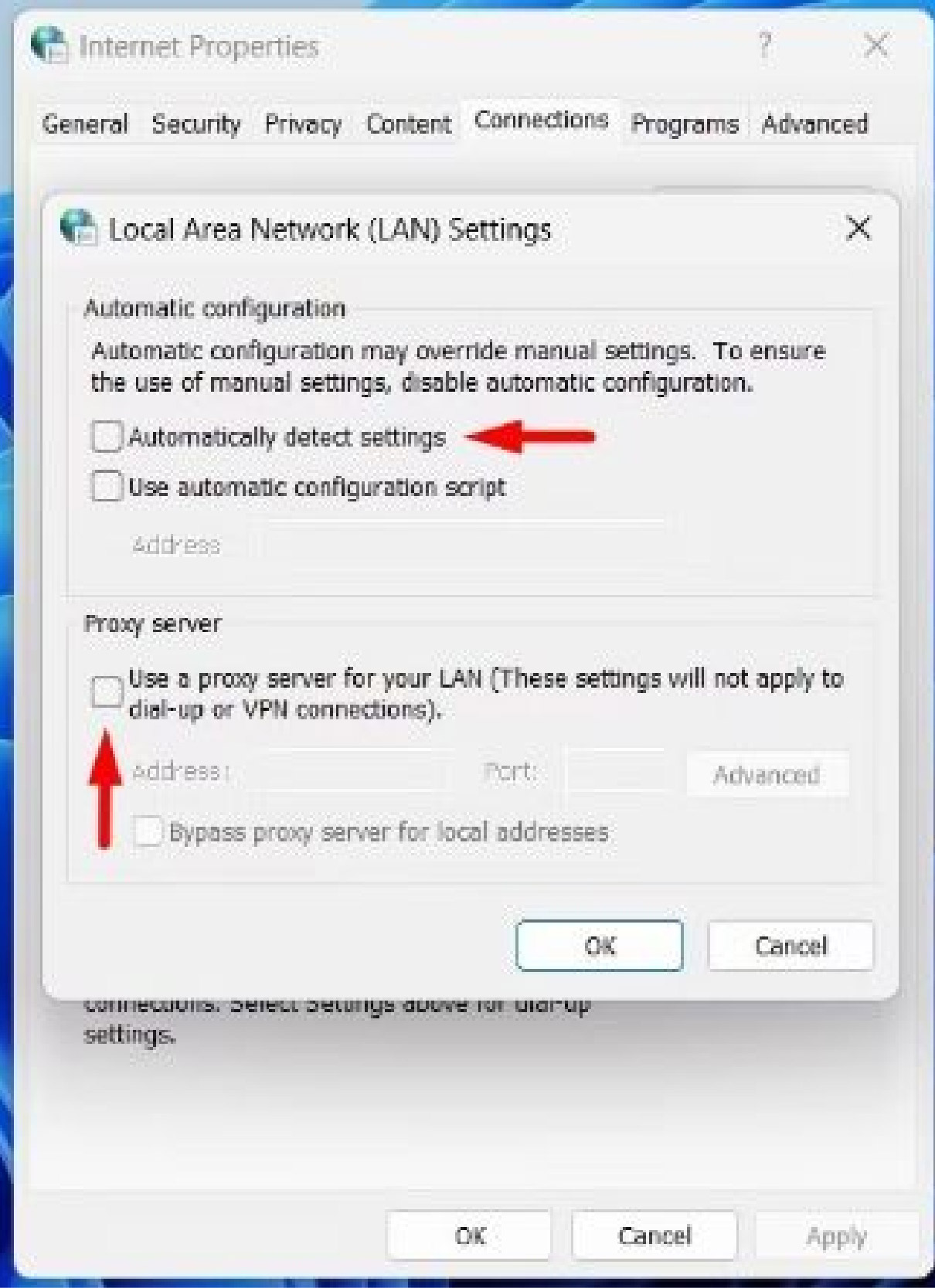 Xem proxy th&ocirc;ng qua control panel