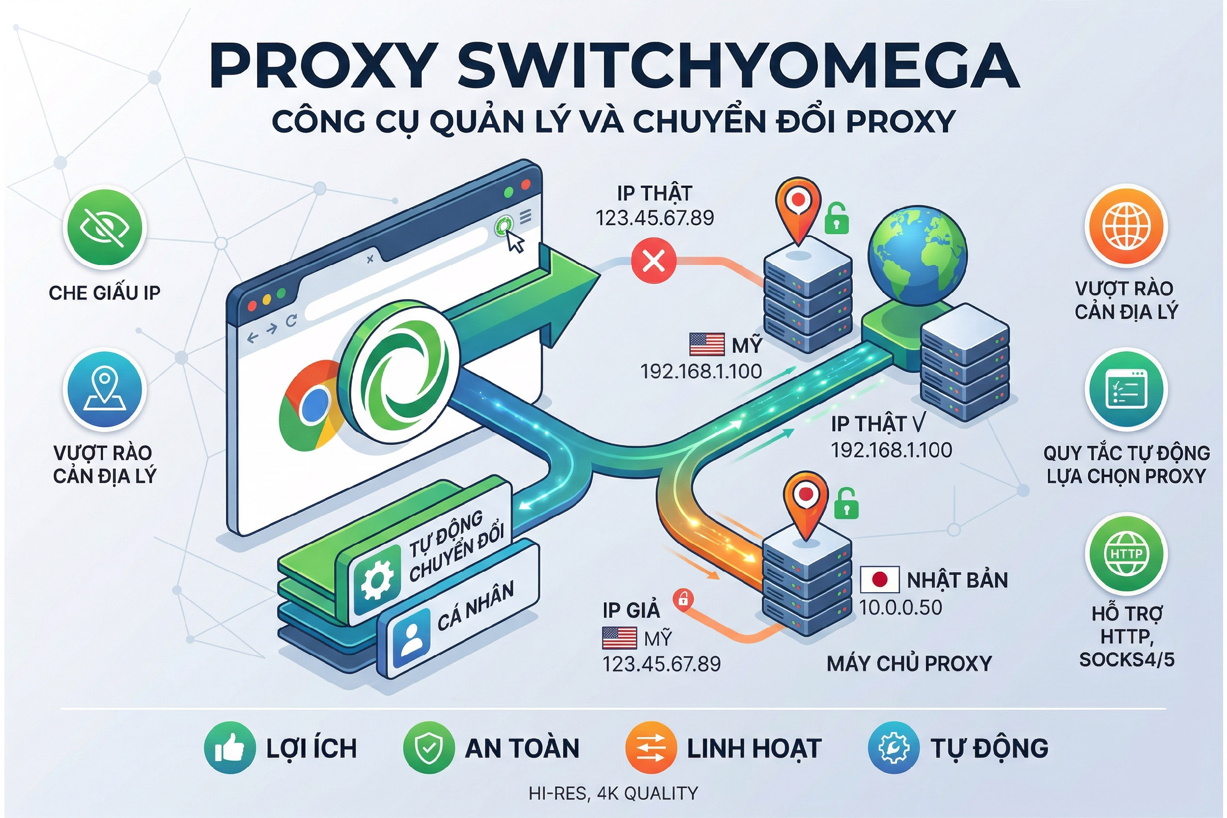 C&ocirc;ng cụ Proxy SwitchyOmega