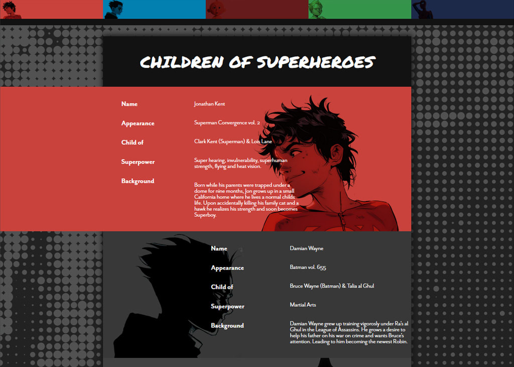 Heiarchy: Children of Superheroes